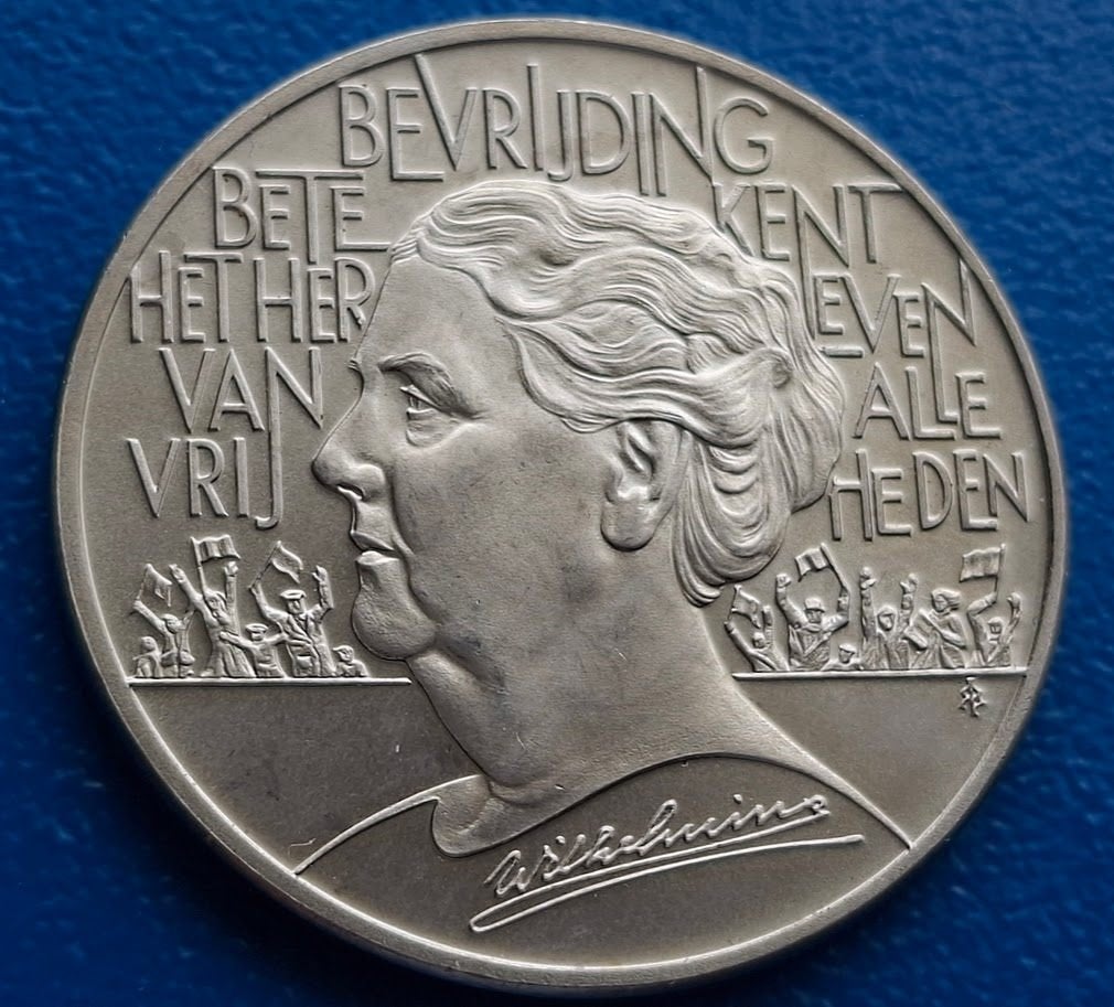 10 ECU 1995 Wilhelmina - Bevrijding Nederland WO II, Verzenden, Overige materialen, Nederland