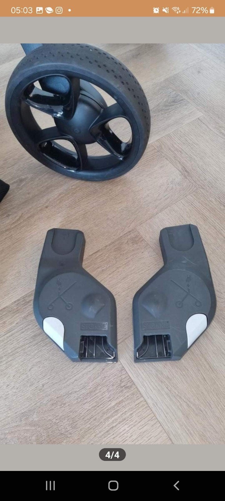 Maxi-Cosi Coral 360 i-Size autostoel met adapters, Autogordel of Isofix, Zo goed als nieuw, 0 t/m 13 kg, Maxi-Cosi