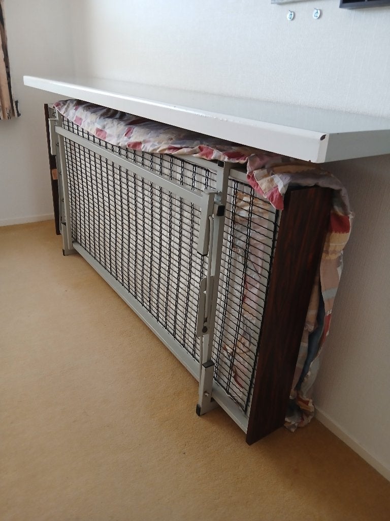 Handig opklapbed voor logees of kleine kamers, Ophalen, Gebruikt, Eenpersoons, 190 cm of minder