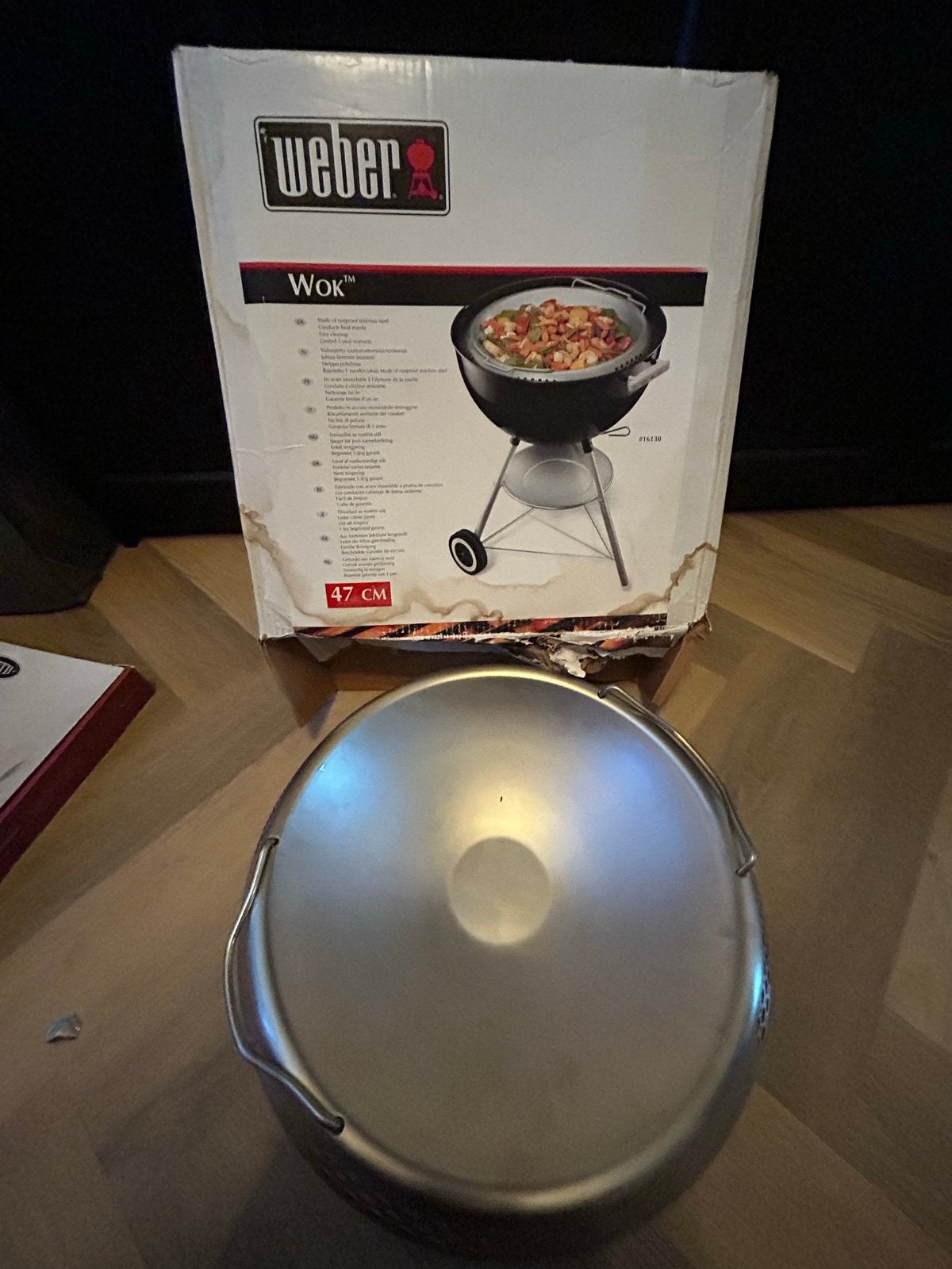 Weber Wok voor barbecue 47 cm, Ophalen, Nieuw