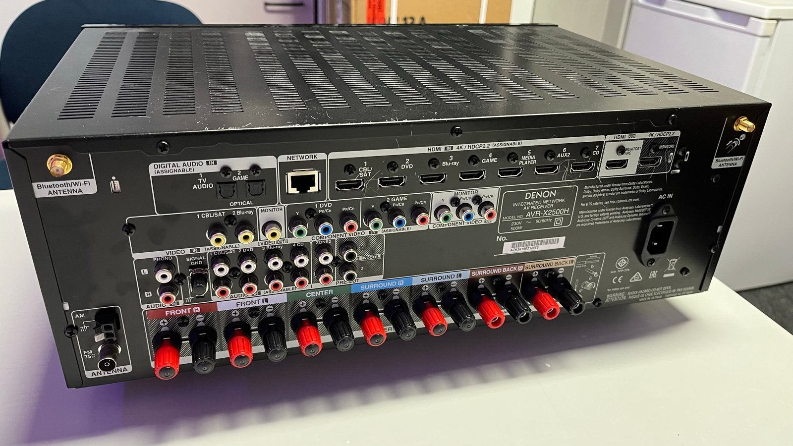Foto 8 van Denon AVR-X2500H 7.2-kanaals AV-receiver met HEOS
