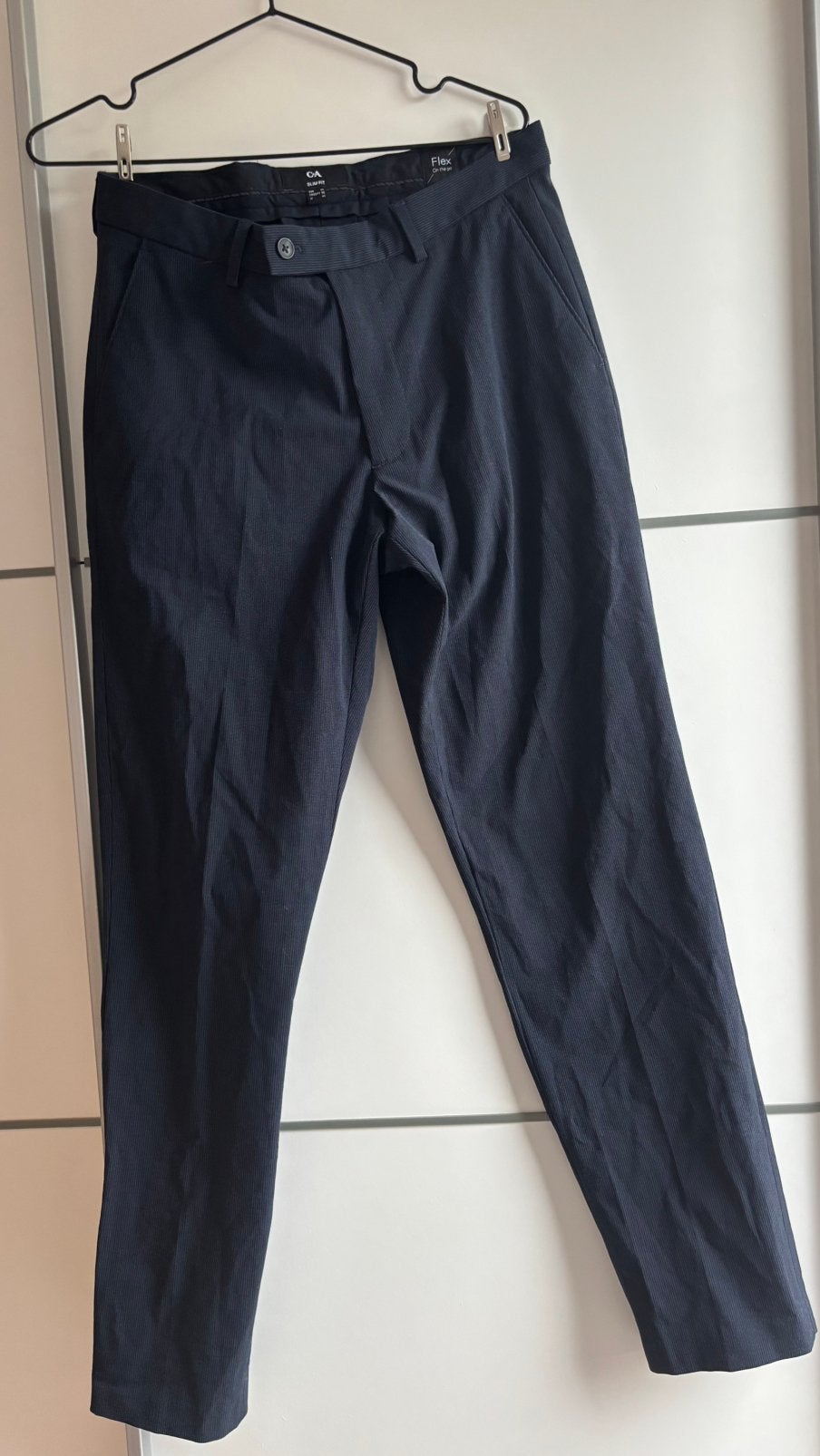Nieuwe pantalon, Ophalen of Verzenden, Zo goed als nieuw, Blauw, Lang