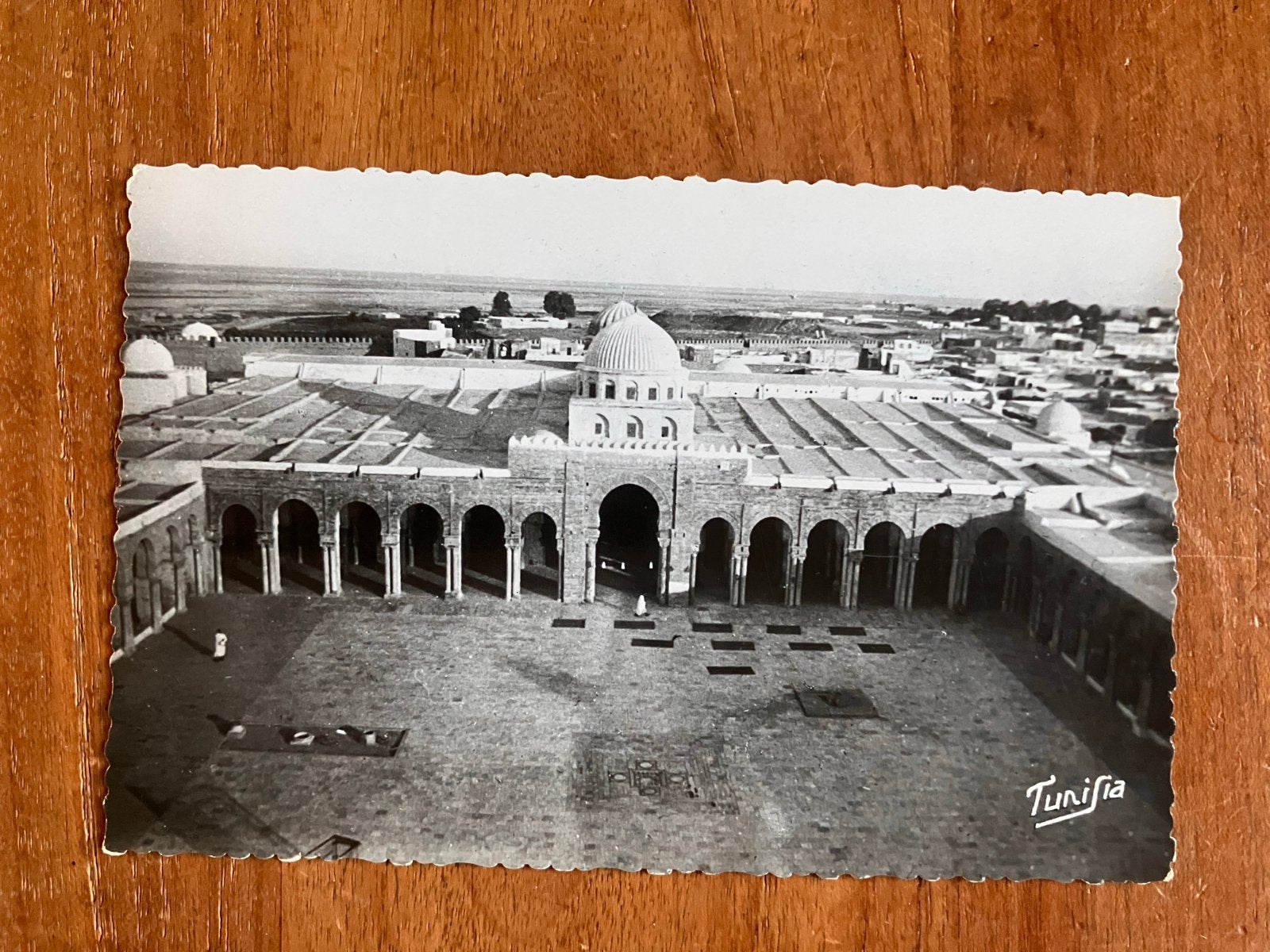 Kairouan, Grote Moskee, Tunesië, Ophalen of Verzenden, 1940 tot 1960, Ongelopen, Buiten Europa