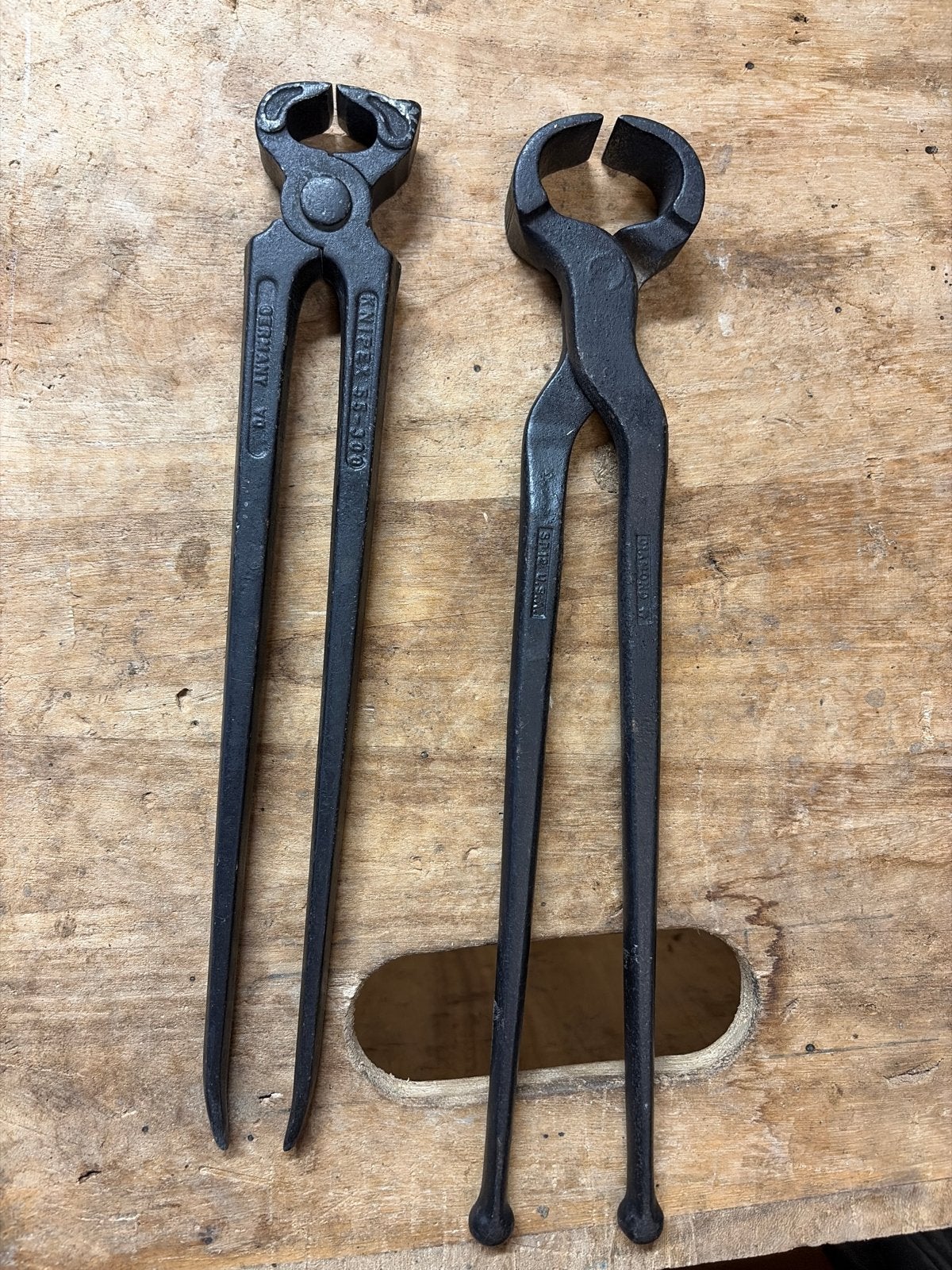 Hoefsmid tangen - Knipex en Diamond, Ophalen of Verzenden, Gebruikt