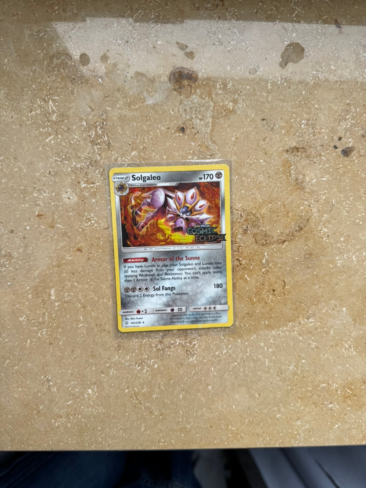 (Stamped) solgaleo sun and moon cosmic eclipse promo, Boeken, Ophalen of Verzenden, Zo goed als nieuw