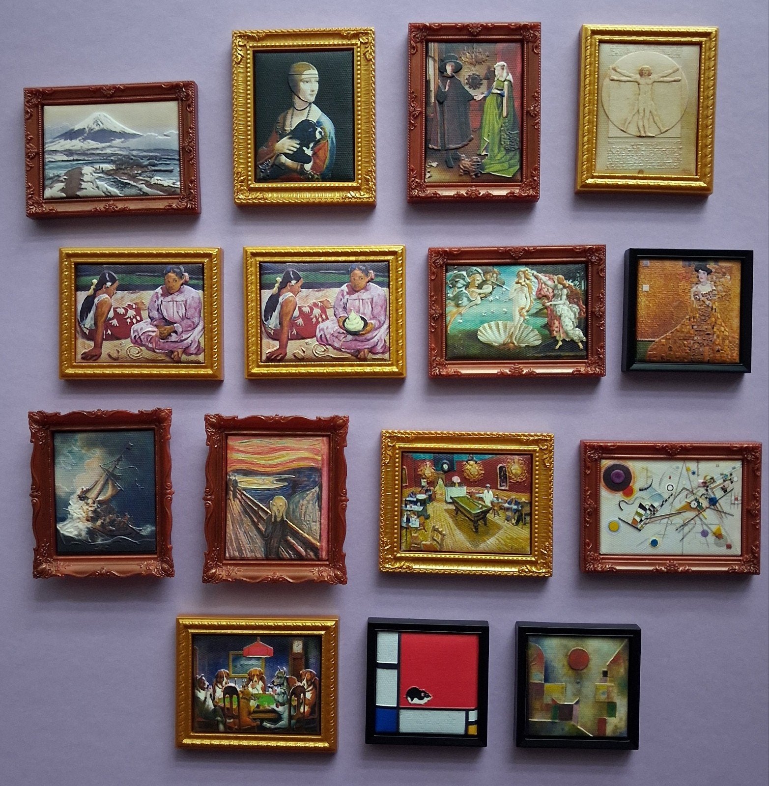 Mini brands masterpieces, Zuru, schilderijtjes, Ophalen of Verzenden, Foto of Kaart