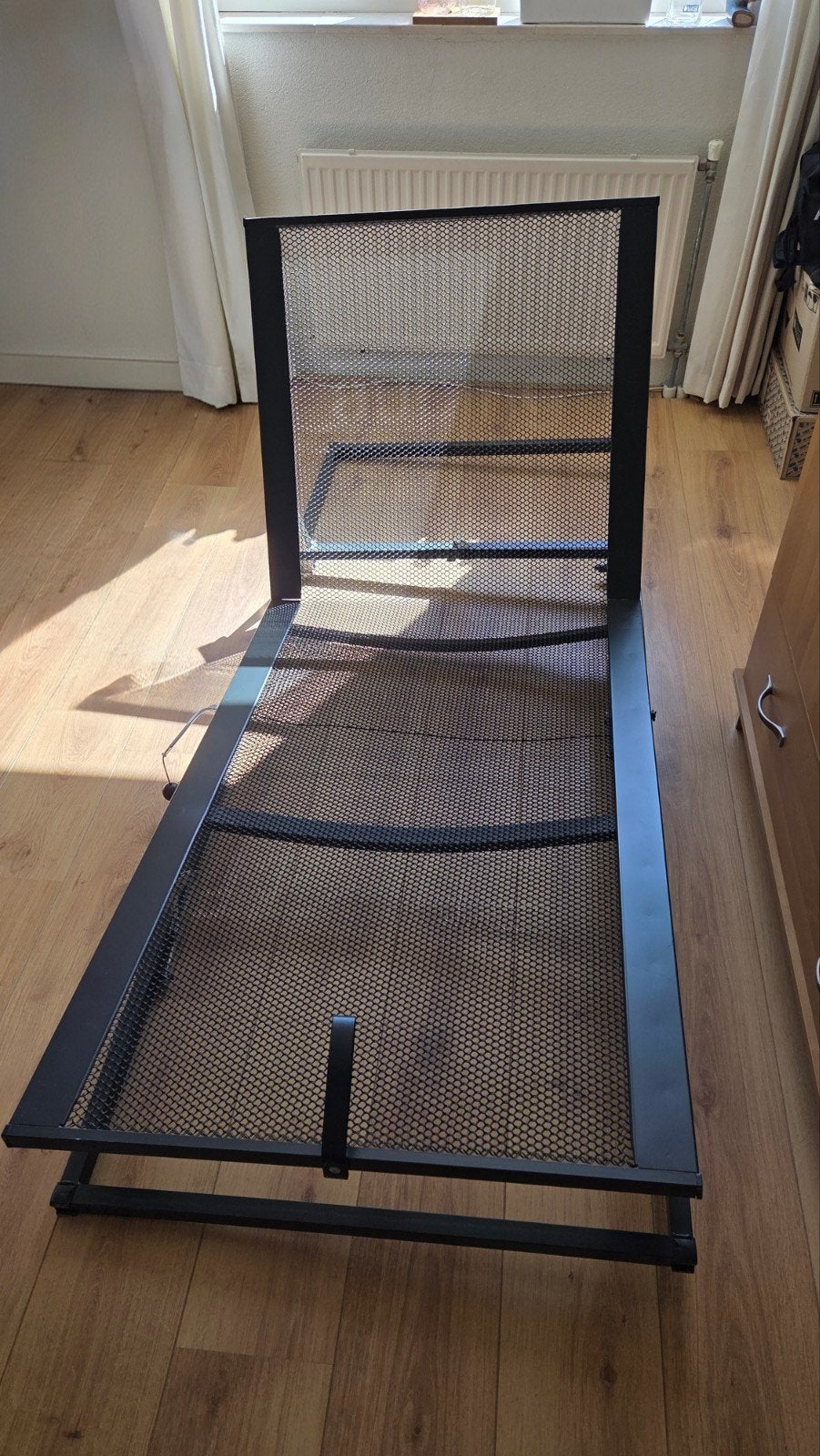 Prima Auping pneumatisch verstelbaar bedspiraal van 200x80cm, Huis en Inrichting, Ophalen, Eenpersoons, 80 cm, 200 cm