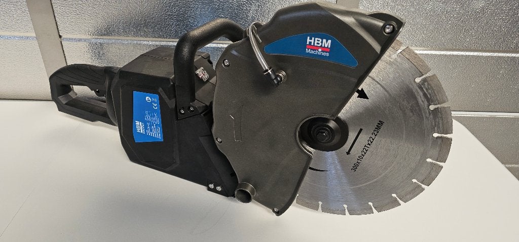 HBM accu betonzaag, bandenzaag, motorslijper 40 Volt, Ophalen of Verzenden, Zo goed als nieuw, Overige soorten