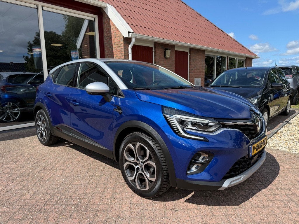 Renault CAPTUR 1.3 TCE 130 PK! INTENS AUTOMAAT TREKHAAK/CRUI, Auto's, 4 cilinders, Met garantie (alle), Blauw, Bedrijf