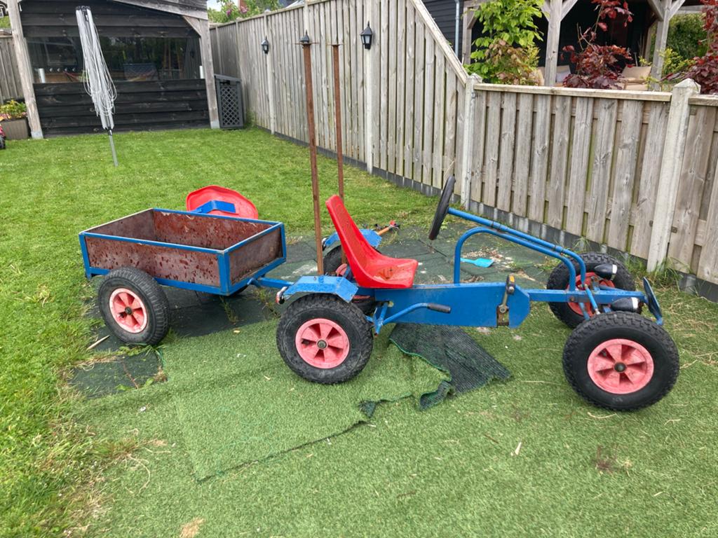 Jumbo Skelter met Aanhangwagen en Takelwagen, Ophalen, Gebruikt, Overige merken, Duozit