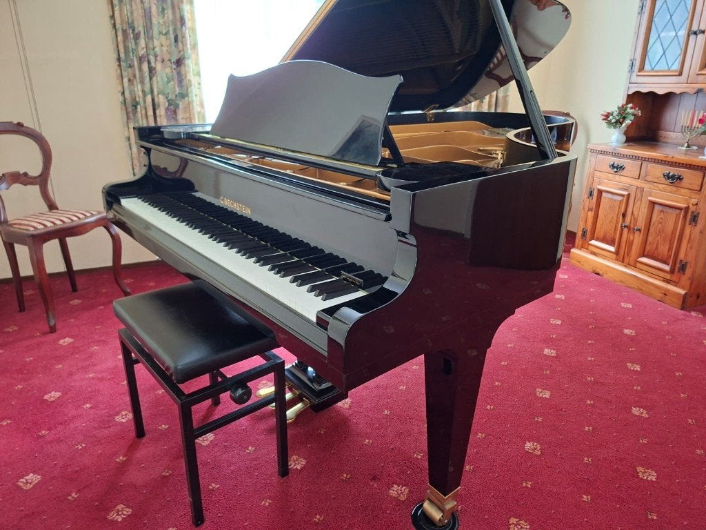 Bechstein C220, Muziek en Instrumenten, Zwart, Ophalen of Verzenden, Zo goed als nieuw, Hoogglans