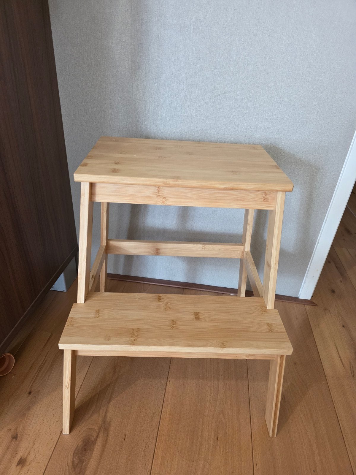 Houten Opstapje 50cm, Huis en Inrichting, Ophalen, Gebruikt, Overige kleuren, Hout