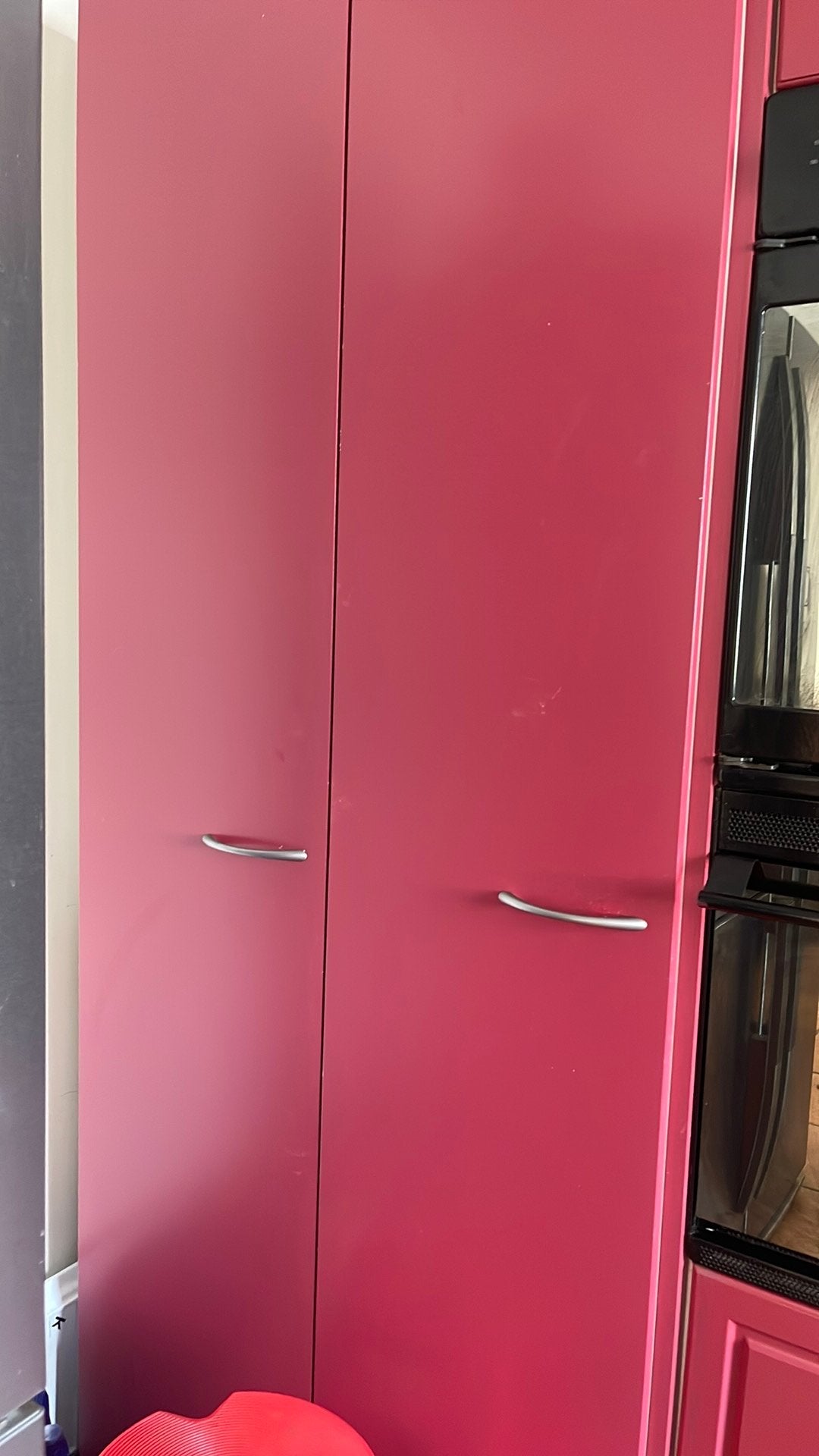 Rode keuken, Ophalen, Gebruikt, Wit, Hoekkeuken