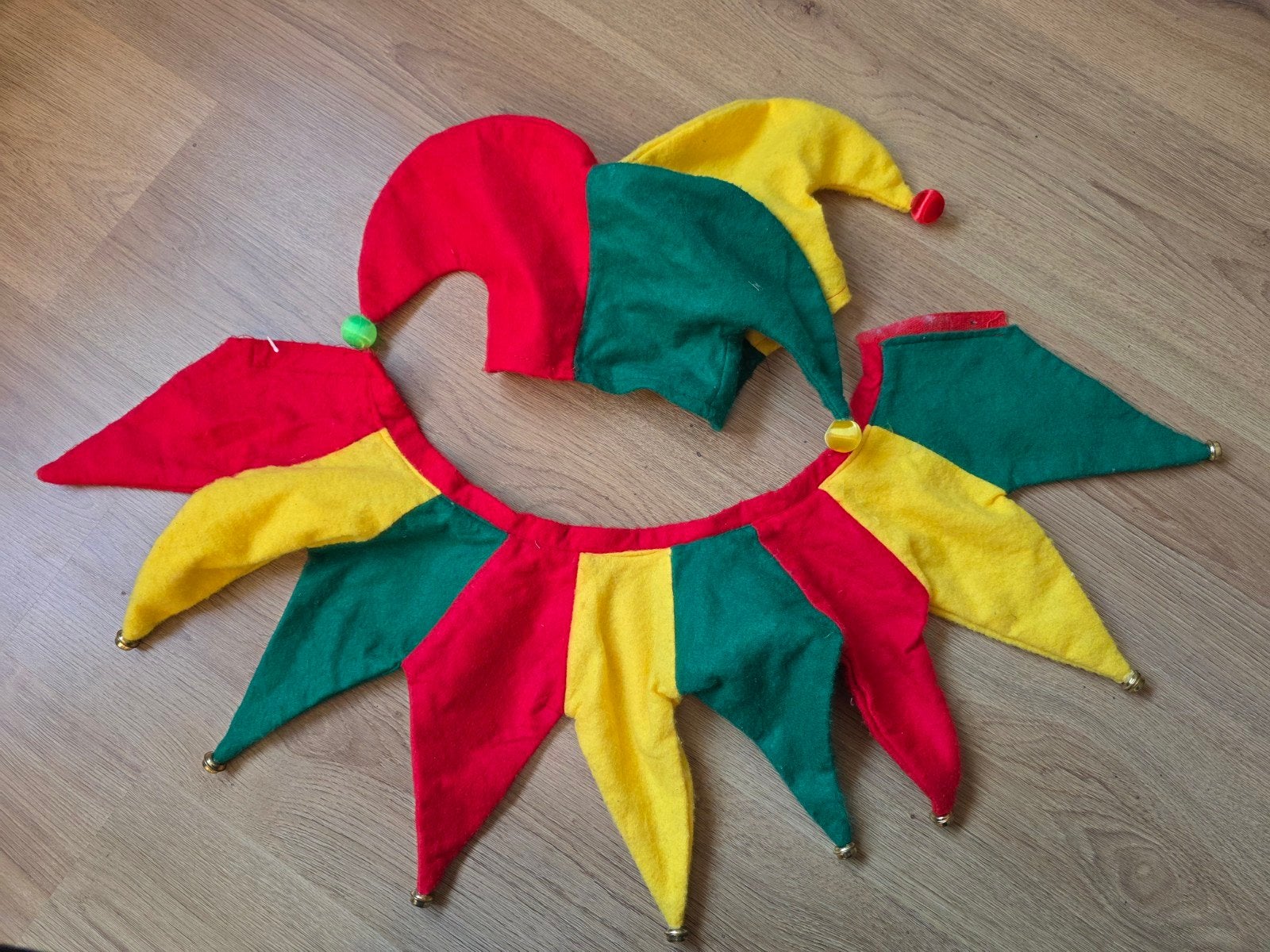 Pierrot of clownsmuts en kraag, Ophalen of Verzenden, Jongen of Meisje