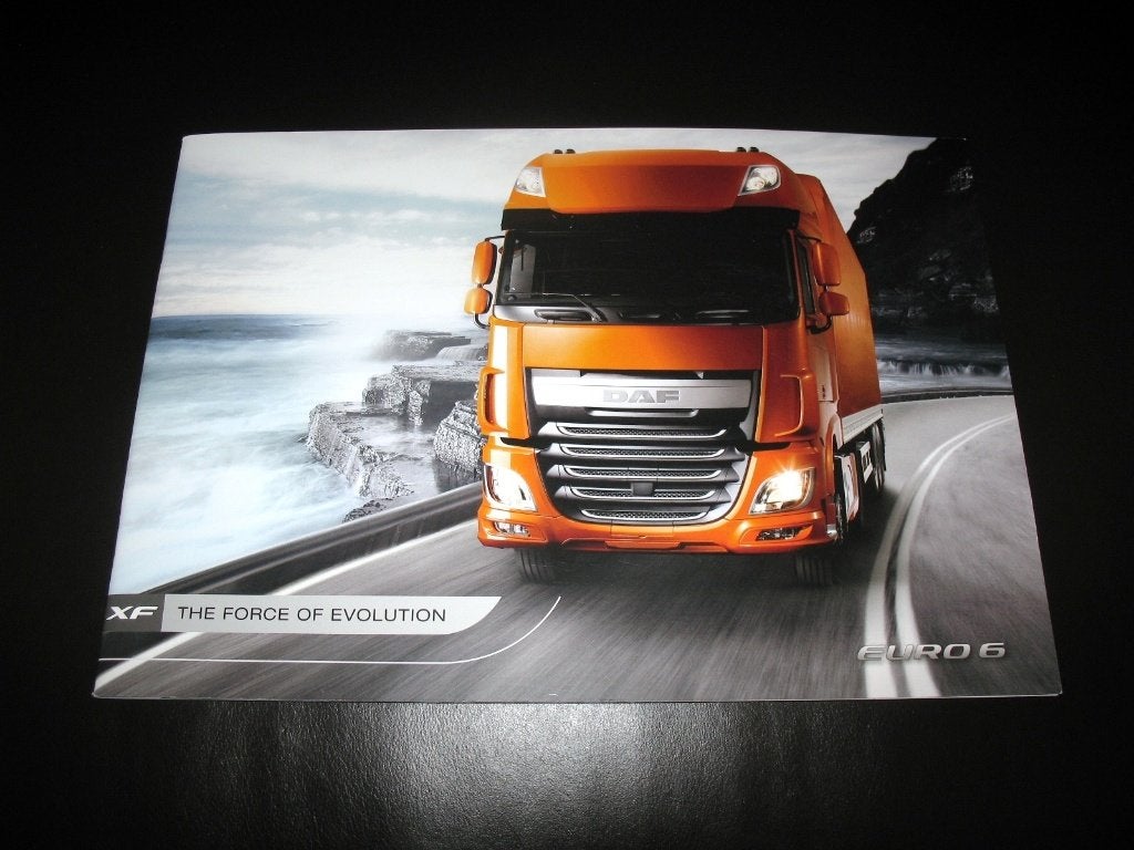 Folder DAF Euro 6 vrachtwagens ZGAN trucks, Boeken, Ophalen of Verzenden, Zo goed als nieuw, Overige merken, DAF