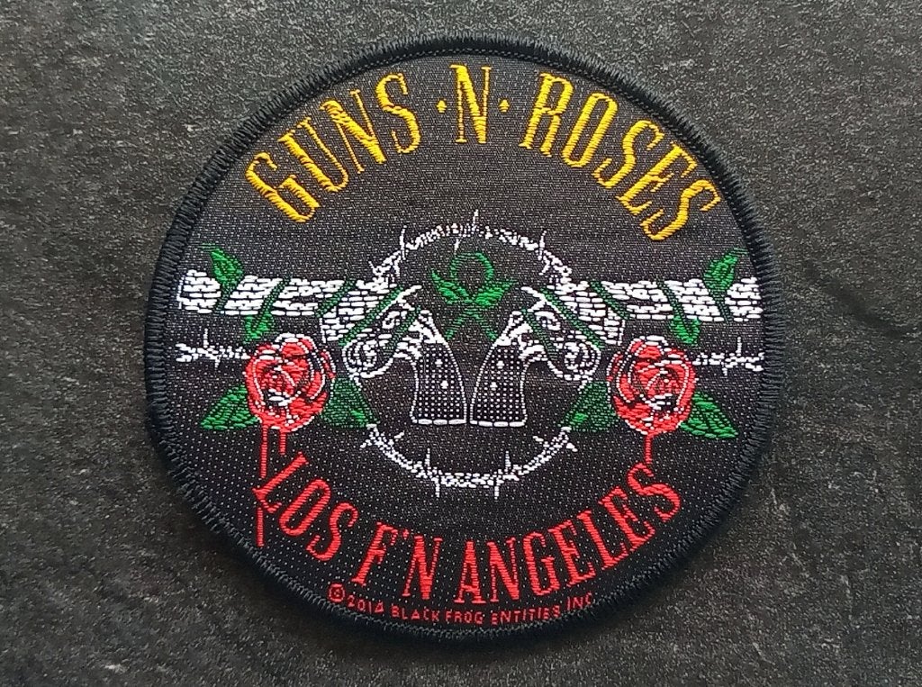 Guns N' Roses zeer mooie nieuwe Los f'n Angeles patch 95, Verzamelen, Verzenden, Nieuw, Kleding