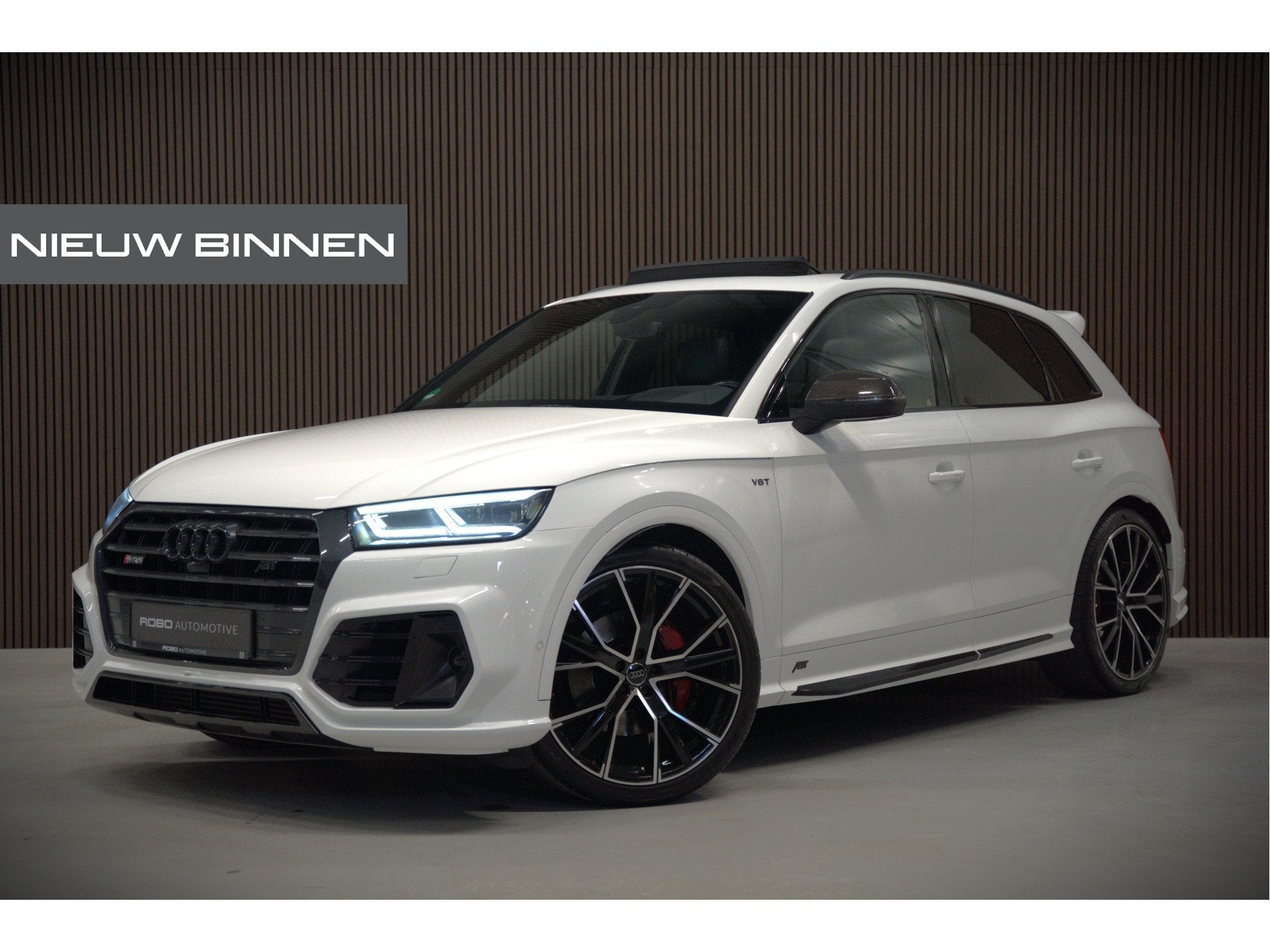 Audi Q5 3.0 TFSI SQ5 quattro Pro Line Plus | ABT | Carbon |, Auto's, Automaat, Gebruikt, 2995 cc, Wit