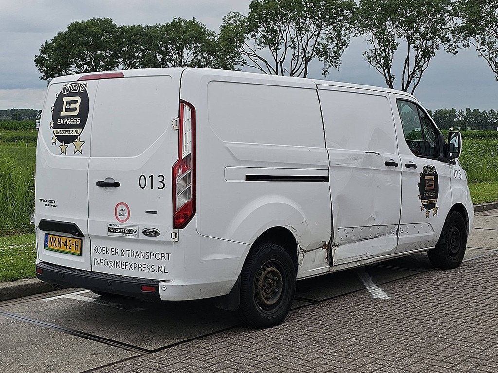 FORD TRANSIT CUSTOM, Auto diversen, Schadeauto's, Overige carrosserieën, Wit, Ford, Handgeschakeld