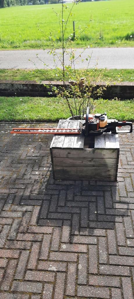 Stihl HS 80 Heggenschaar - Benzine, Tuin en Terras, Ophalen of Verzenden, Gebruikt, Benzine, Stihl