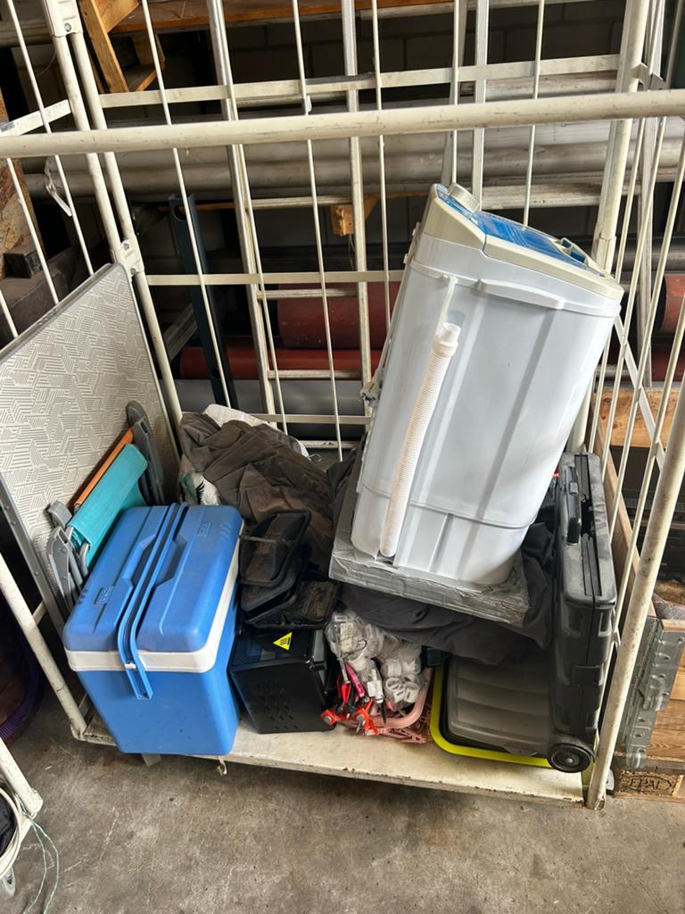 Caravan inboedel, Ophalen, Gebruikt
