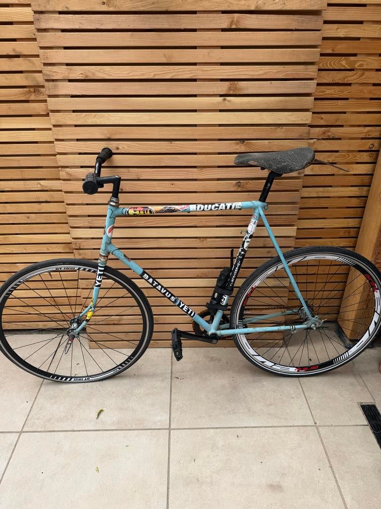 Batavus Yeti Fixie/Singlespeed Fiets - Uniek Design, Ophalen, Zo goed als nieuw, Minder dan 10 versnellingen, Batavus