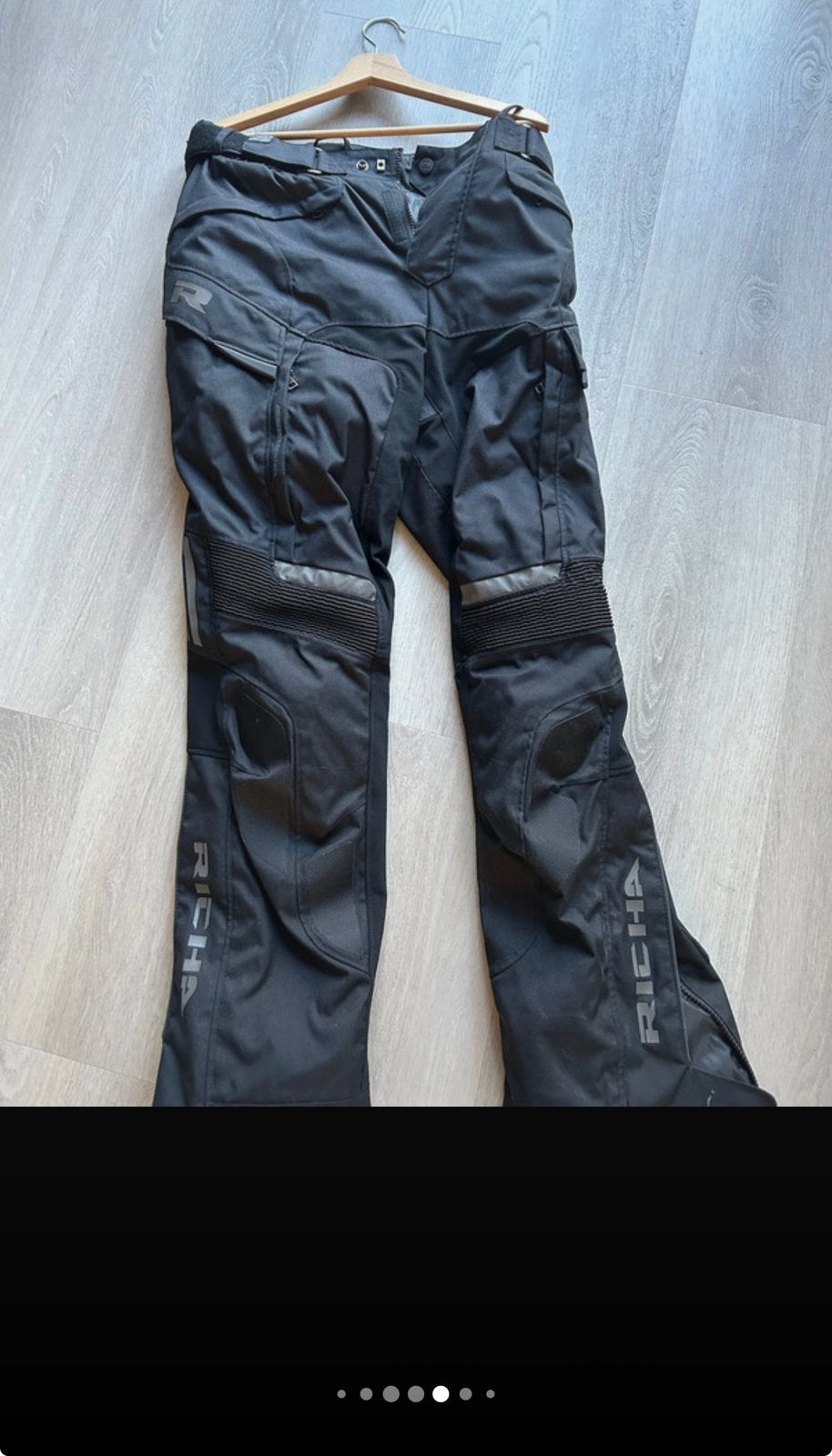 Richa motorbroek - Zwart - Maat M - Incl. wind/water/thermo, Ophalen of Verzenden, Tweedehands, Heren, Broek | textiel