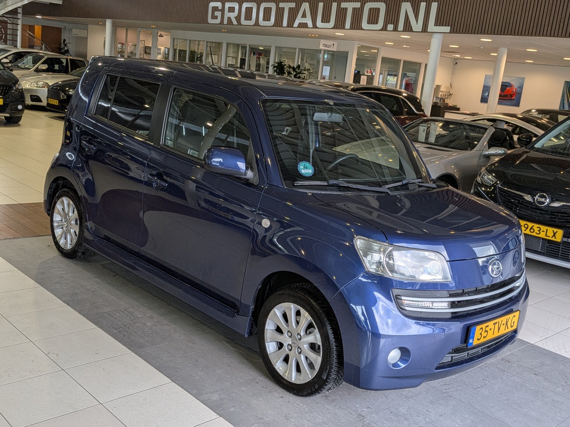 Daihatsu Materia 1.3 Funk Airco, Stuurbekrachtiging, Voorwielaandrijving, 4 cilinders, Blauw, Metallic lak