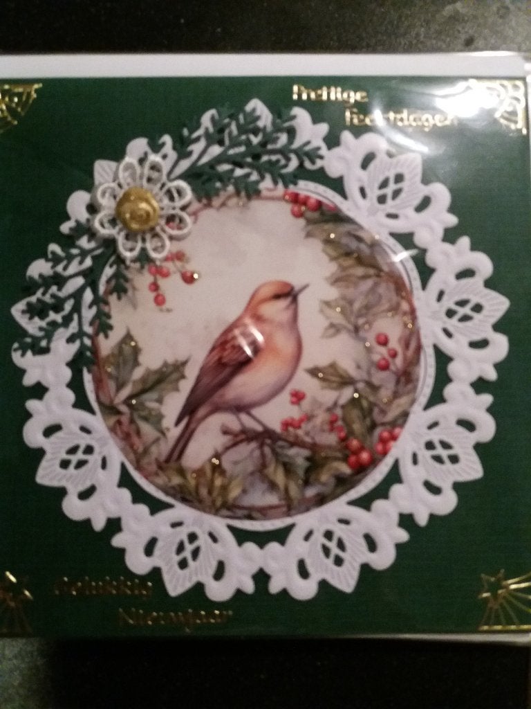 Kerstkaartje met vogeltje no. 274, Ophalen of Verzenden, Nieuw, Kerst
