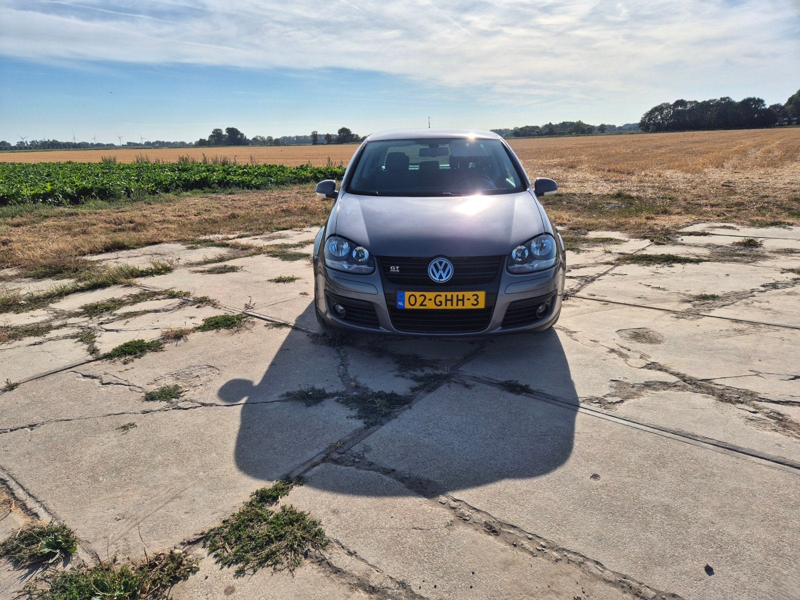 Volkswagen Golf 5 1.6 75KW 2008 metallic Grijs, Voorwielaandrijving, Stof, Sound system, 4 cilinders