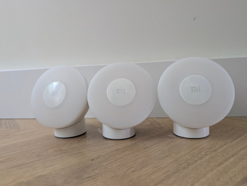 Set van 3 Xiaomi Mi Motion-Activated Night Light 2, Wit, Overige merken, Kunststof, Overige fittingen