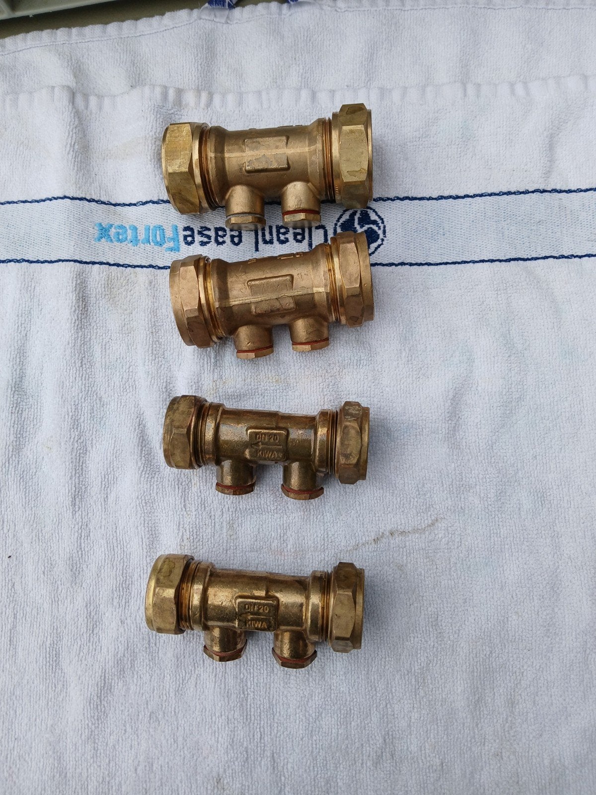 Keerklep koppelingen 22mm en 28mm, Ophalen of Verzenden, Nieuw, Koper, Overige typen