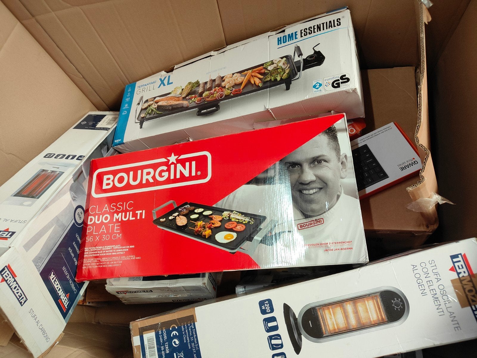 Partij handel pallet retouren, Diversen, Rommelmarktspullen, Ophalen, Gebruikt, Onbekend, Onbekend