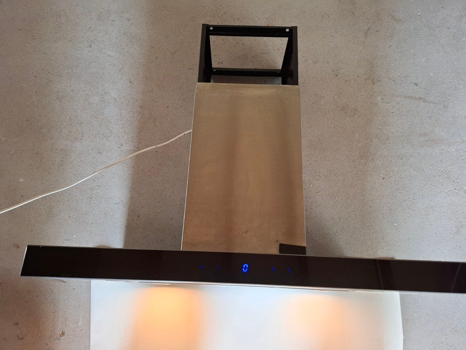 Airo Design Quatro Black Island afzuigkap, Witgoed en Apparatuur, Ophalen, Gebruikt, Motor, Vrijstaand