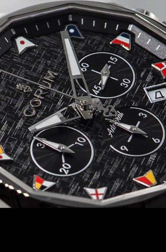 CORUM Admiral 42mm Chrono Automatic-Full Set-Ongebruikt, Ophalen of Verzenden, Nieuw, Overige materialen, Overige merken