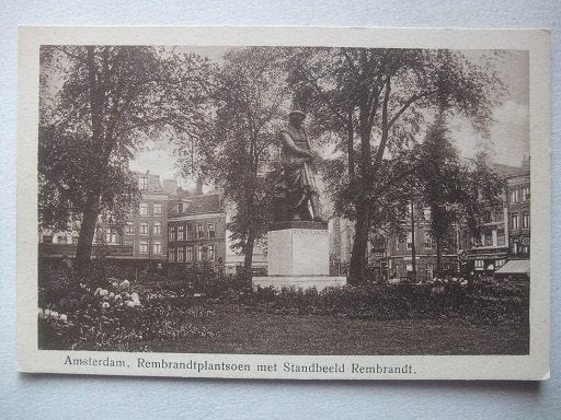 P320 Amsterdam - Rembrandtplantsoen, Verzenden, 1920 tot 1940, Ongelopen, Noord-Holland