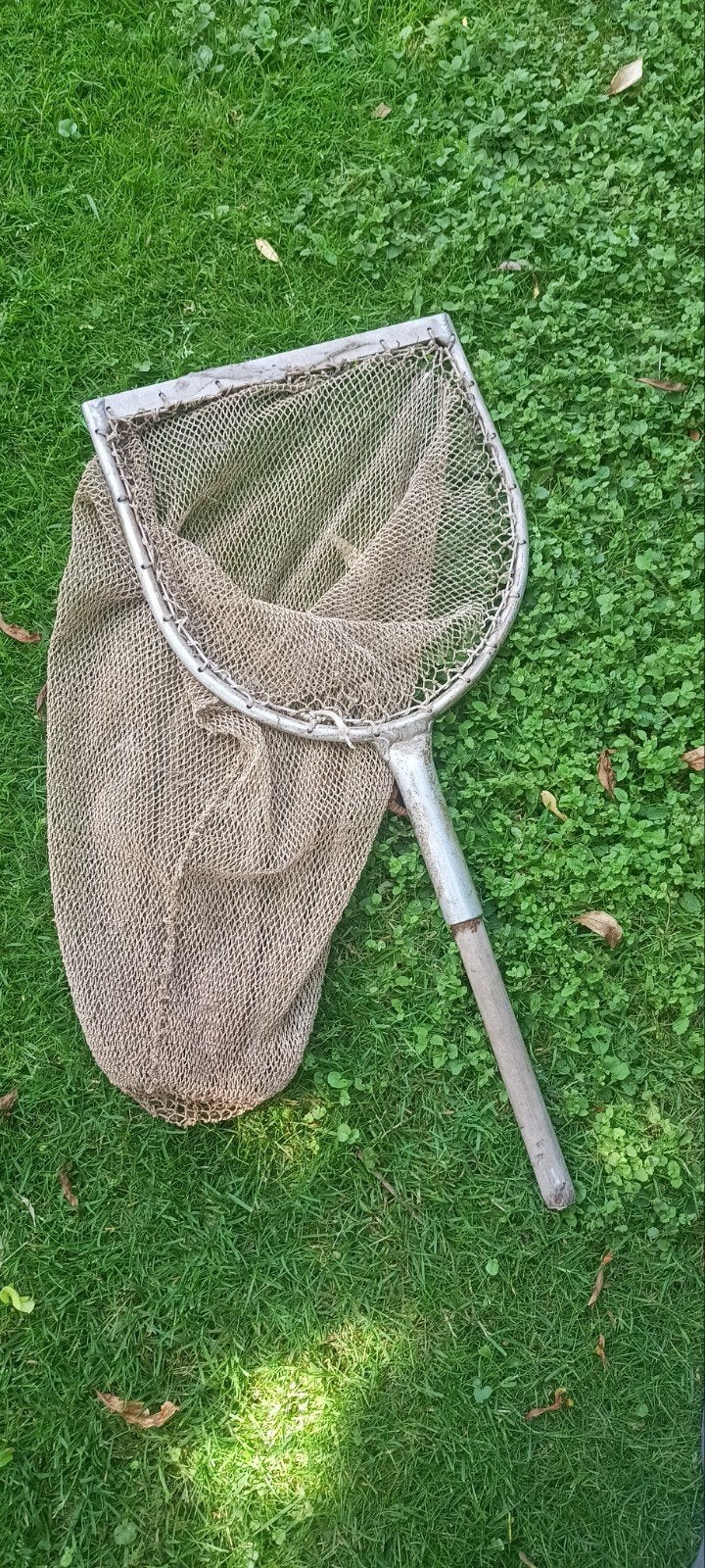 Schepnet met houten steel,  31 cm breed, Ophalen of Verzenden, Gebruikt, Net of Fuik