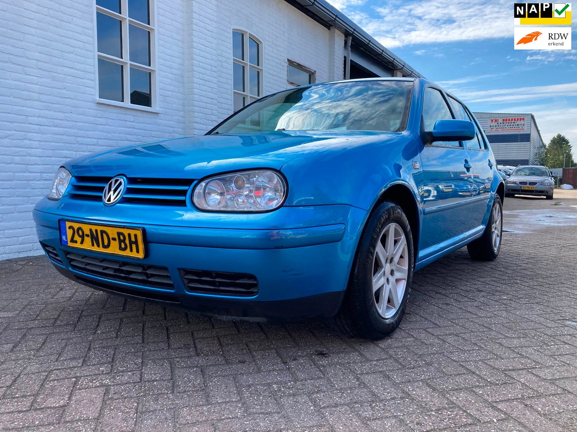 Volkswagen Golf 1.6-16V Ocean Airco, Cruise, APK TOT 26-08-2, Auto's, Voorwielaandrijving, Metallic lak, 4 cilinders, Blauw