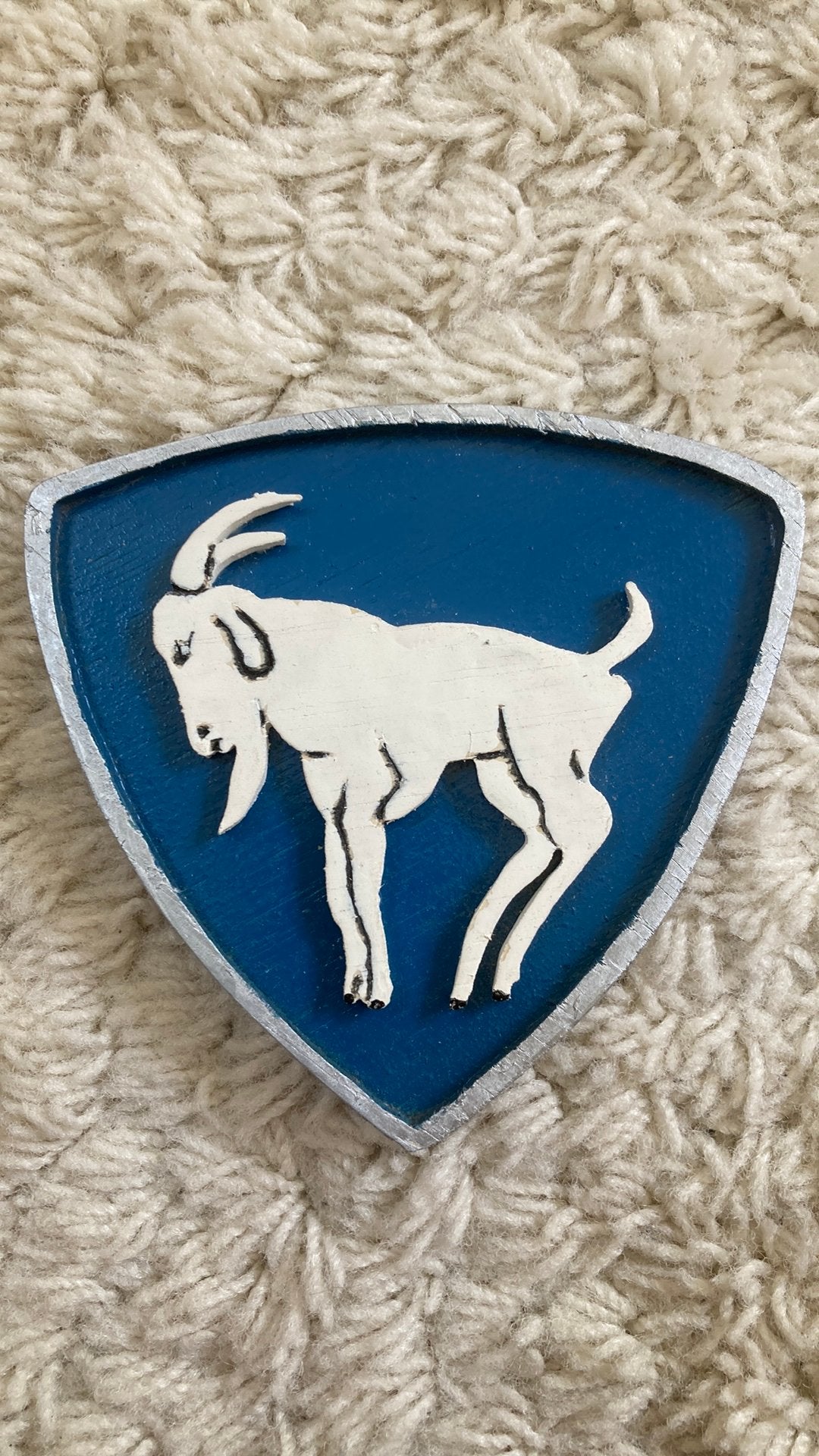 KNIL 4e Bataljon 6e Regiment Infanterie Palmboom Divisie, Ophalen of Verzenden, Landmacht, Nederland, Embleem of Badge