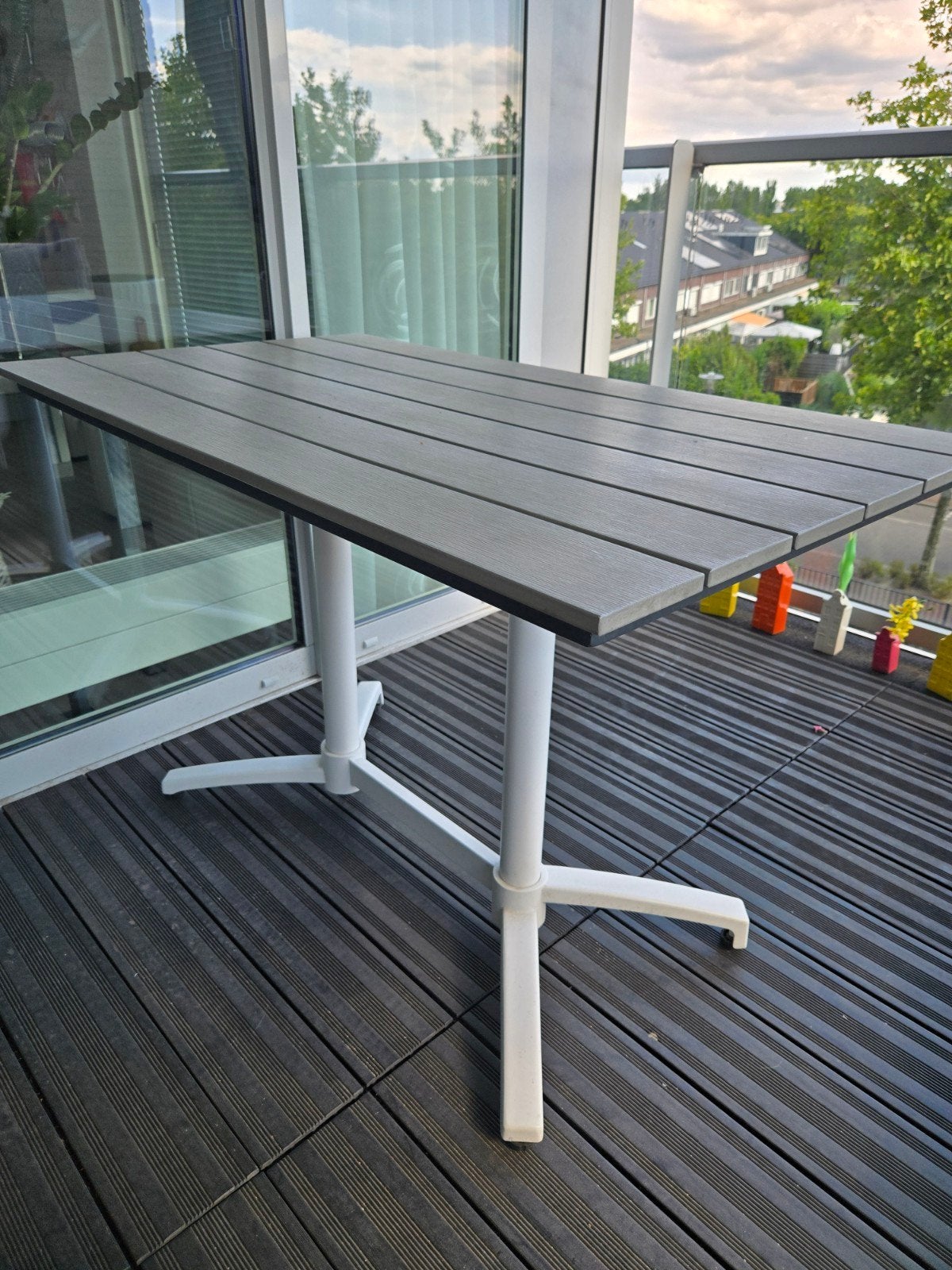 Kees Smit Belagio kantelbare tuintafel aluminium kunststof 1, Ophalen, Rechthoekig, Aluminium