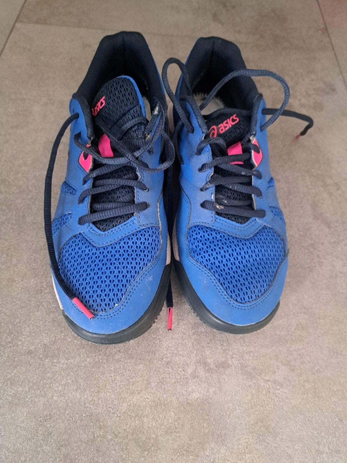 Asics sportschoenen maat 40 zonder binnenzool, Blauw, Sportschoenen, Ophalen of Verzenden, Gedragen