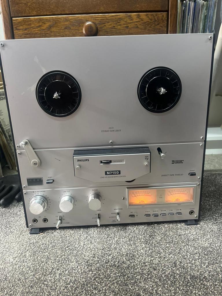 Philips N7150 defecte bandrecorder., Audio, Tv en Foto, Bandrecorders, Ophalen of Verzenden, Bandrecorder