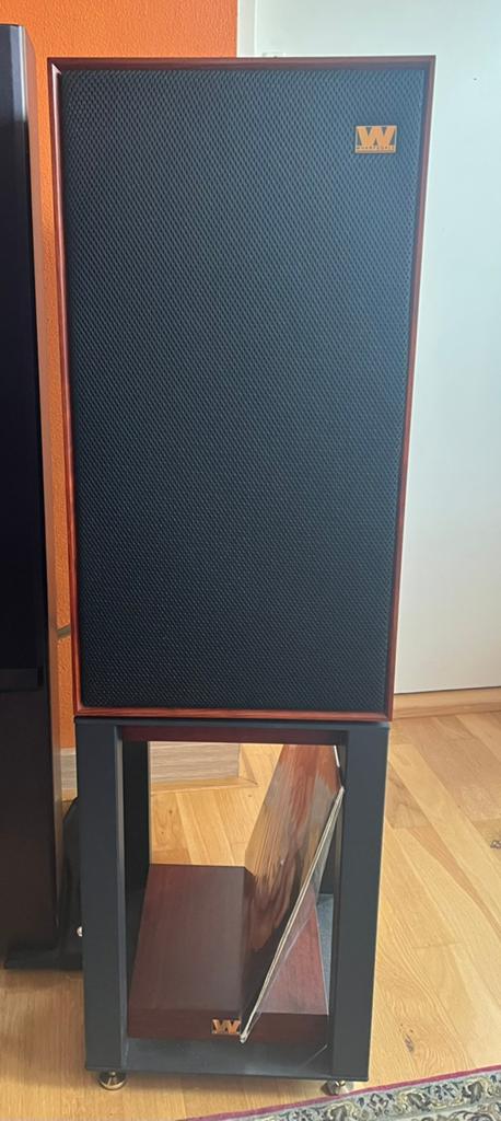 Wharfedale Linton luidsprekers(met stands)Zo goed als nieuw!, Zo goed als nieuw, 120 watt of meer, Front, Rear of Stereo speakers