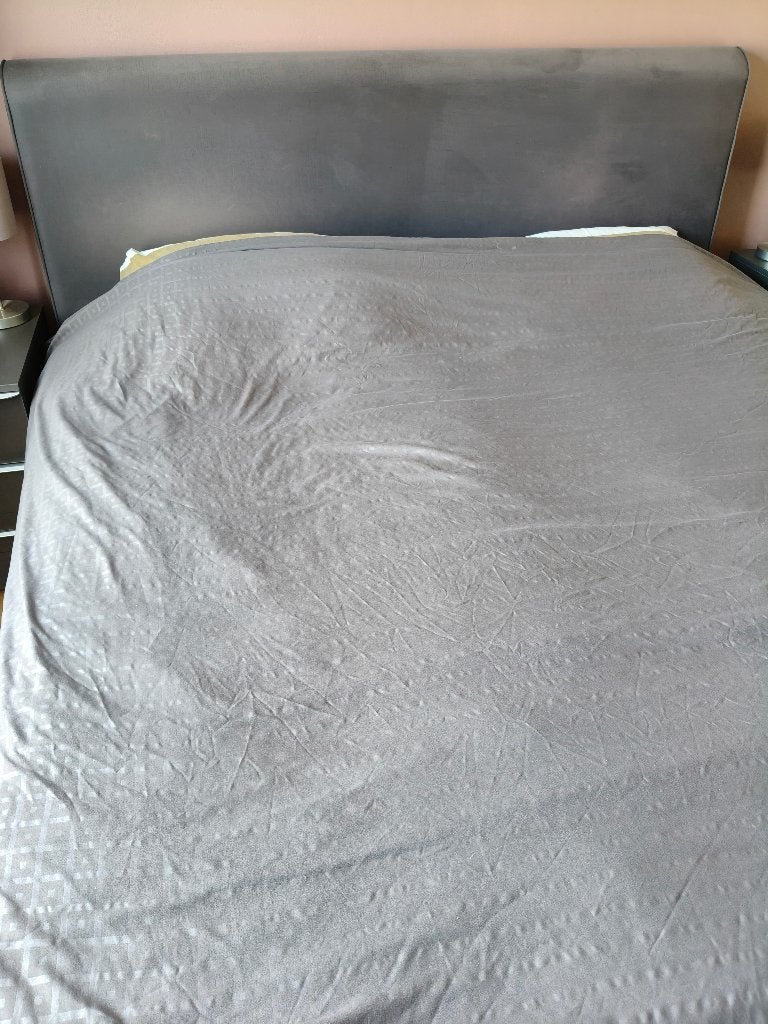 elektrische boxspring, Ophalen, Gebruikt, Bruin, Tweepersoons