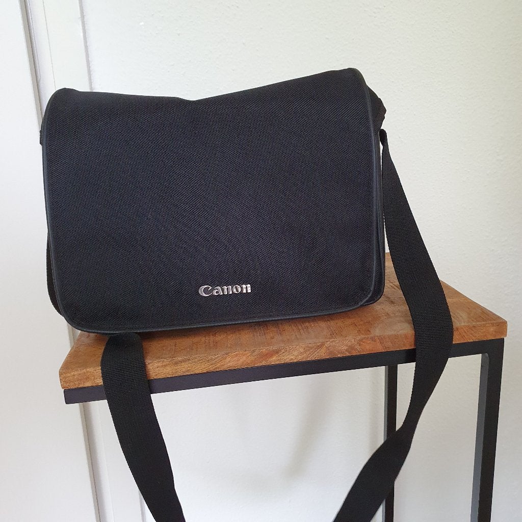 Canon fototas, Audio, Tv en Foto, Zo goed als nieuw, Zwart, Schoudertas, Ophalen