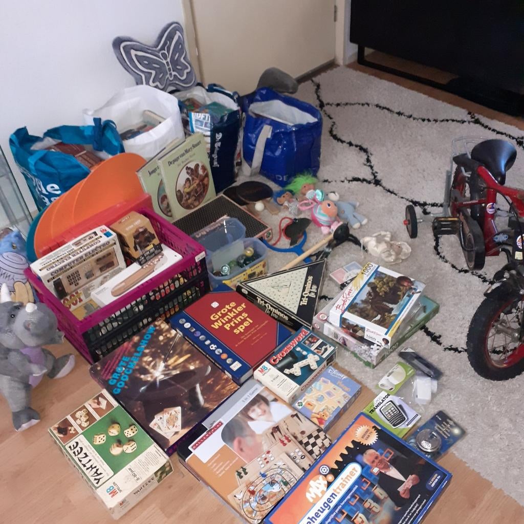Rommelmarkt spullen voor de liefhebber, Ophalen, Gebruikt