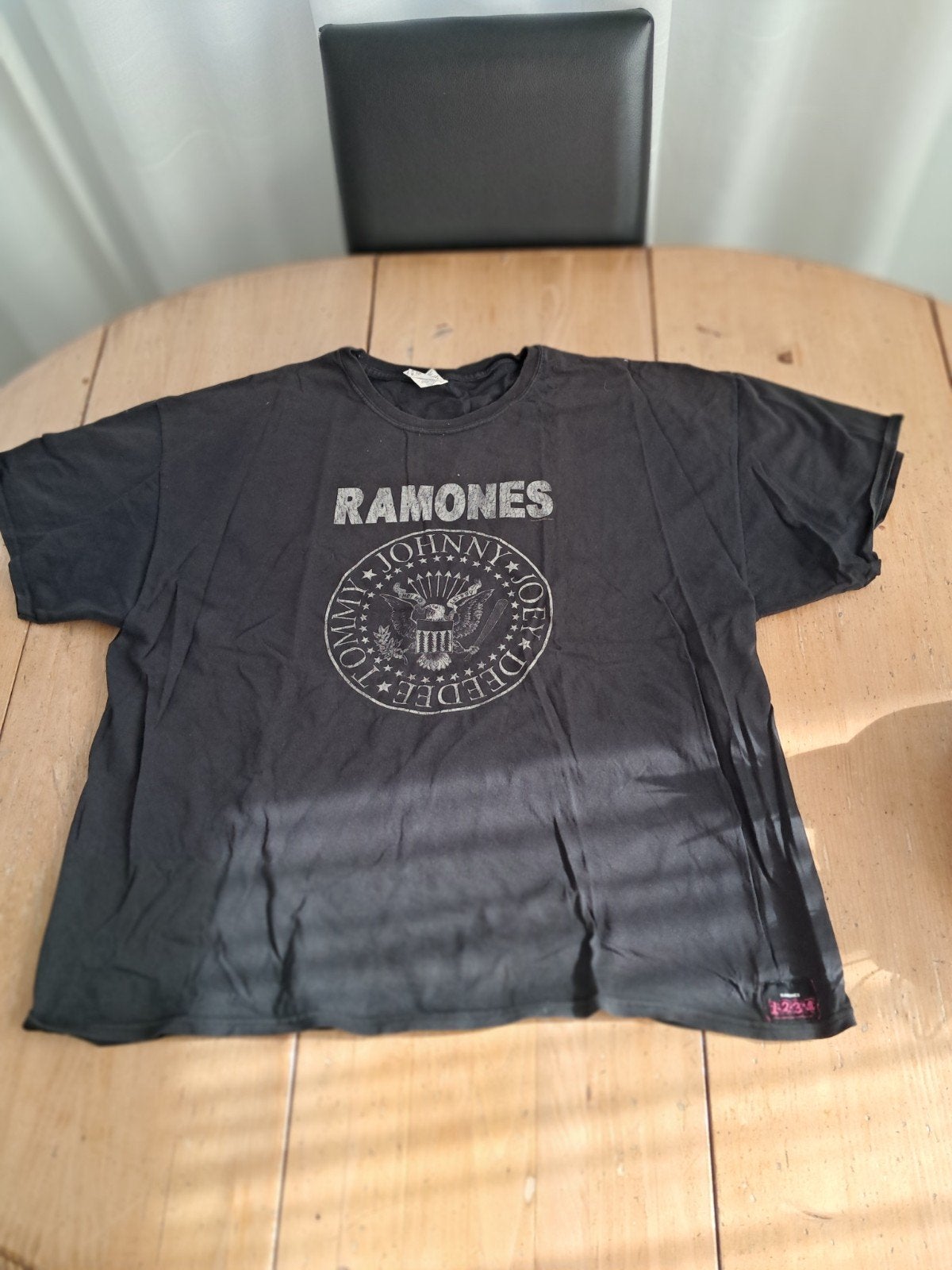 Ramones T Shirt maat 3XL Hey Ho Let's Go, Ramones, Zwart, Overige maten, Ophalen of Verzenden