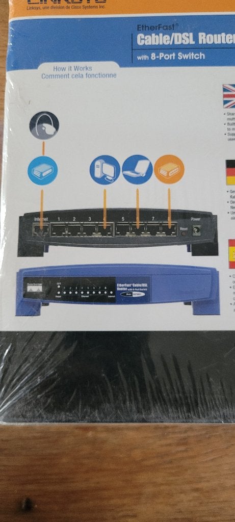 2 x nieuwe Linksys 8 poorts router, Computers en Software, Netwerk switches, Ophalen of Verzenden, Nieuw