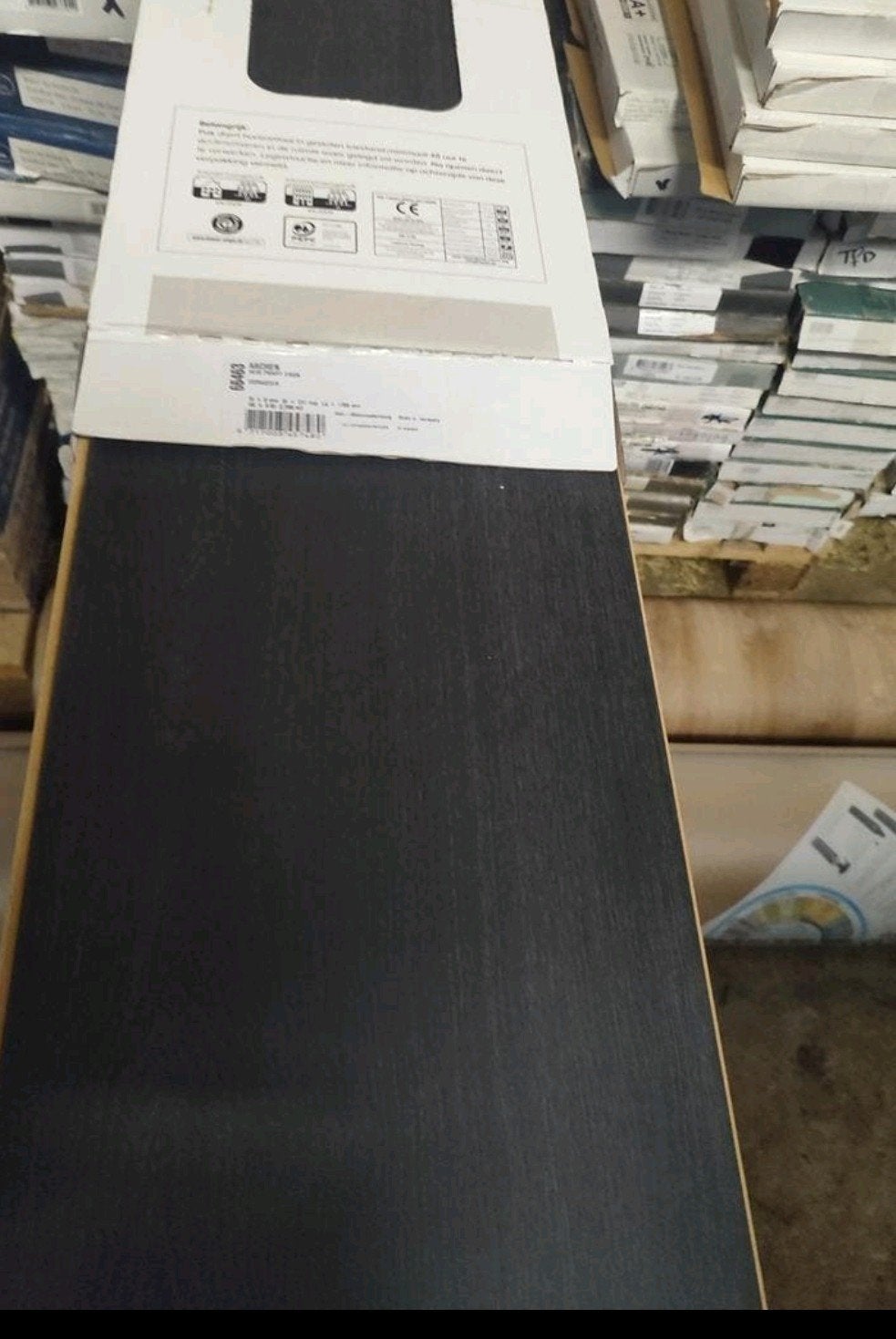 laminaat aachen zwart eiken 5.55m2, Ophalen, Zwart, Laminaat