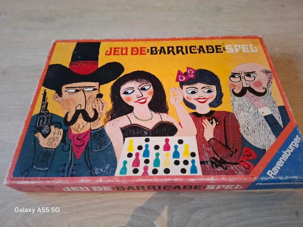 Vintage Barricade Spel van Ravensburger (Jeu de Barricade), Gebruikt, Info@ravensburger.com, Robert-Bosch-Straße 1, 88214 Ravensburg, Duitsland
