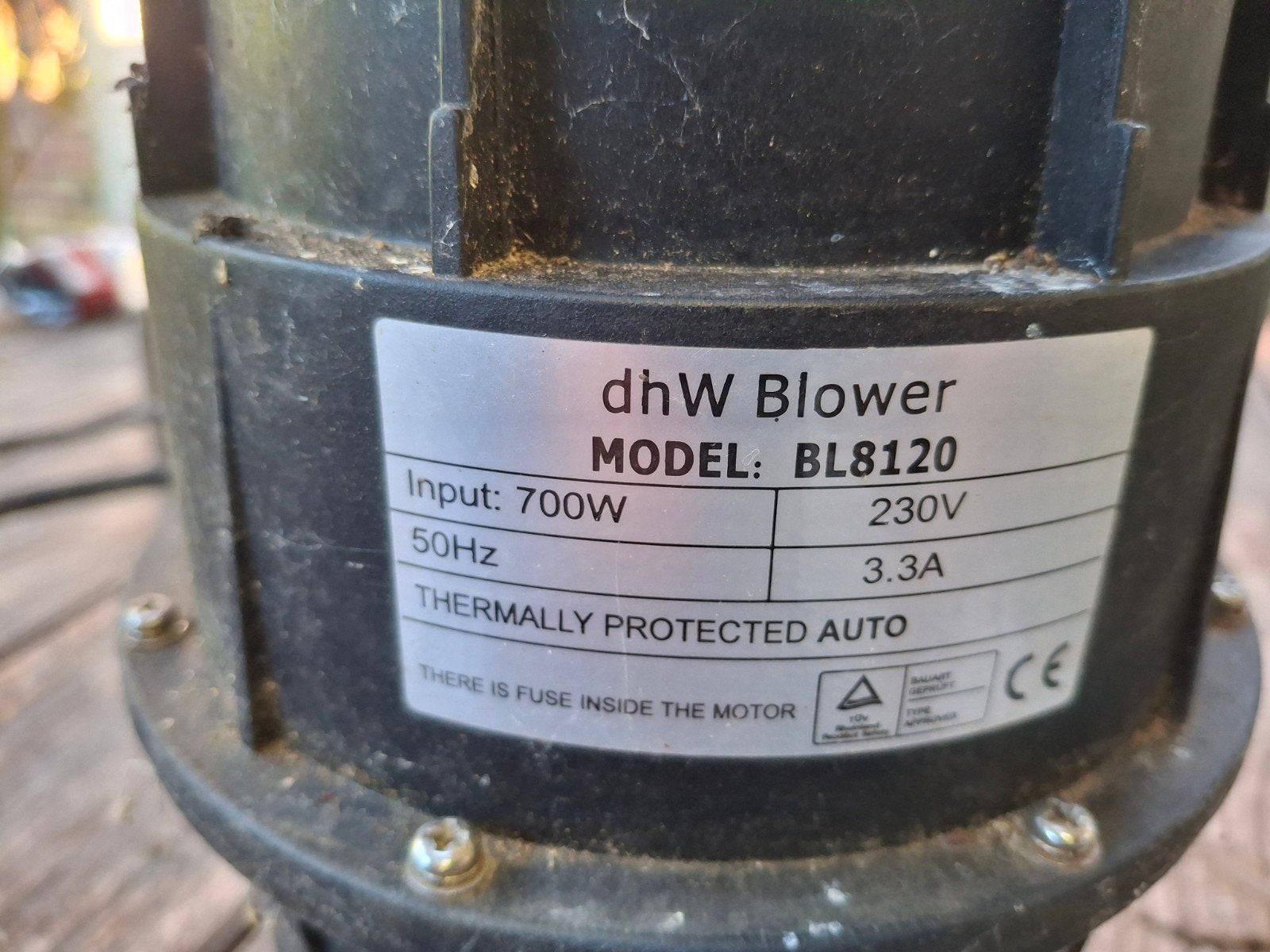 dhW Blower MODEL: BL8120 - 700W, Ophalen of Verzenden
